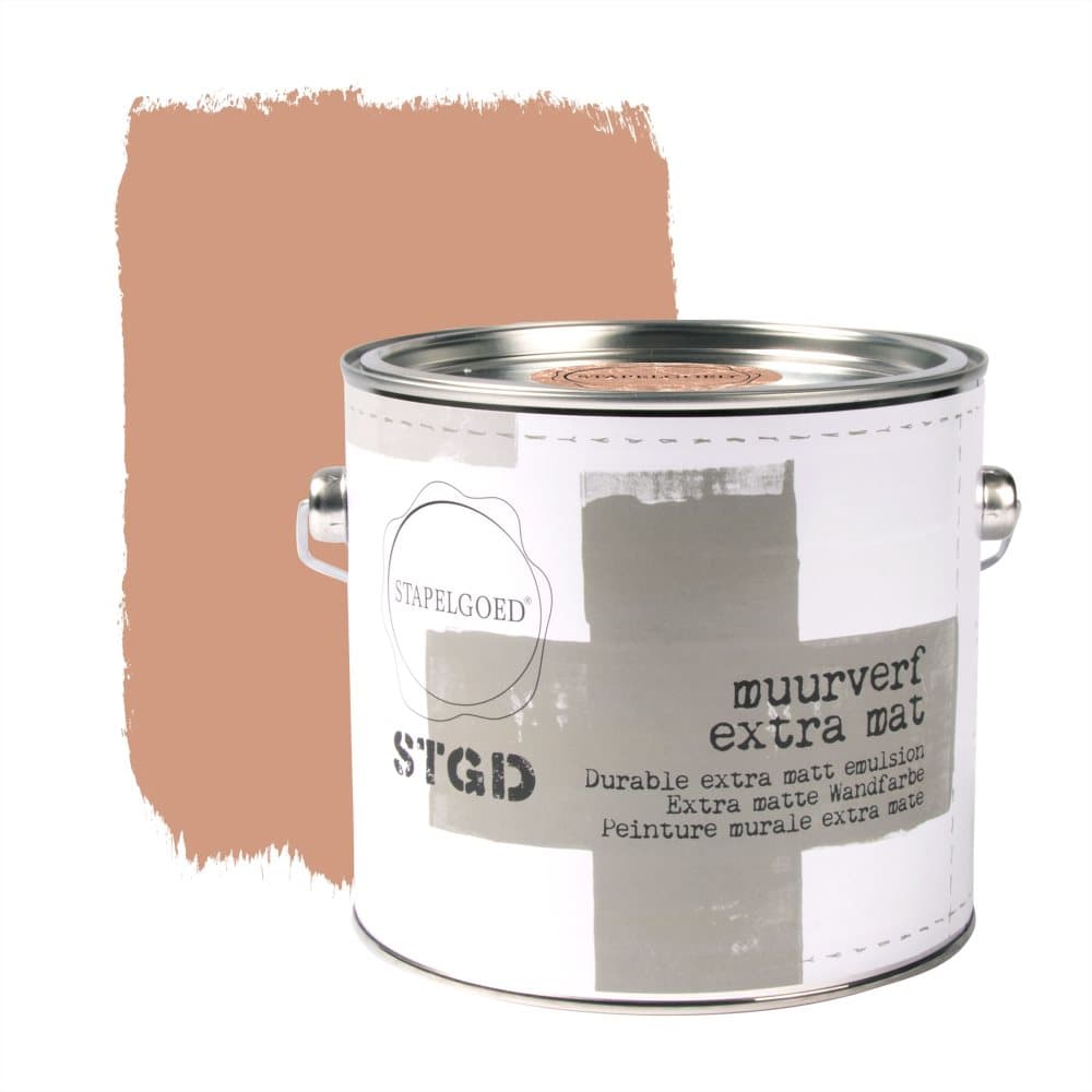 Stapelgoed - Väggfärg Matt - Apricot - Persika - 2,5L