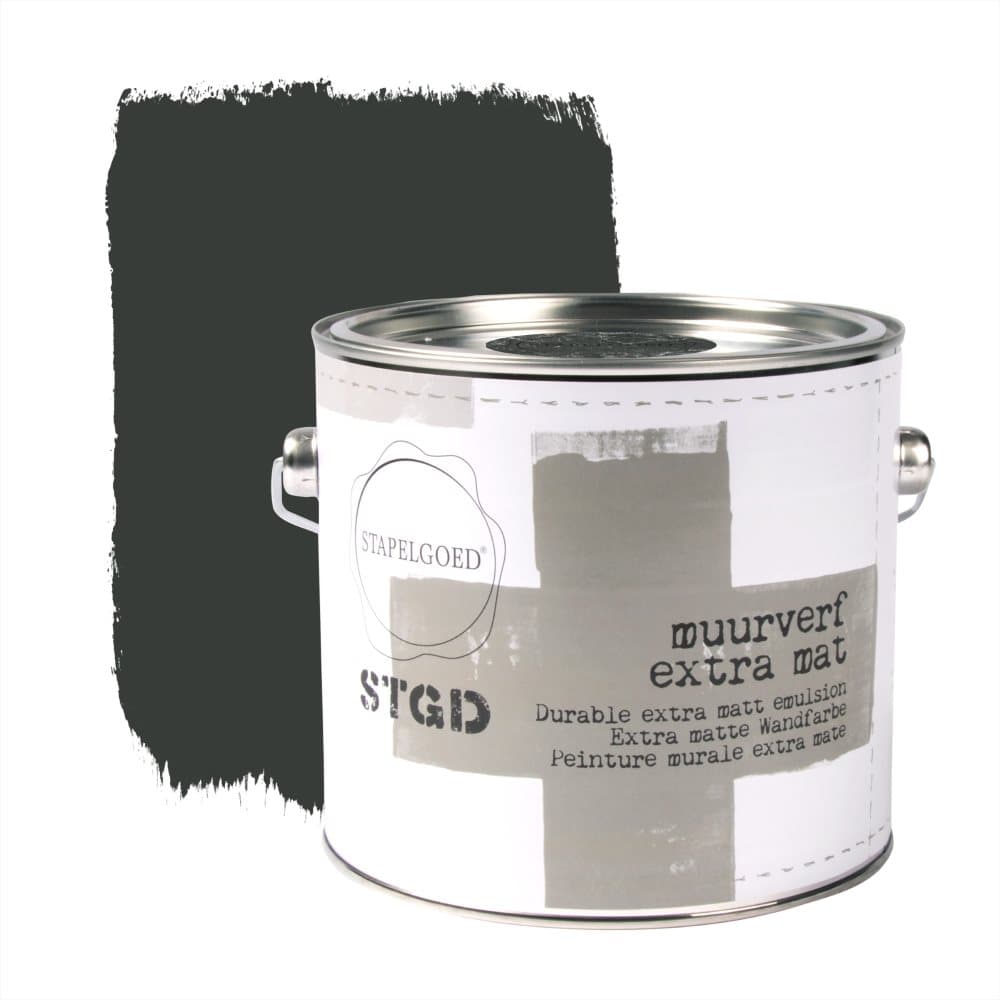 Stapelgoed - Väggfärg Matt - After Dark - Svart - 2,5L