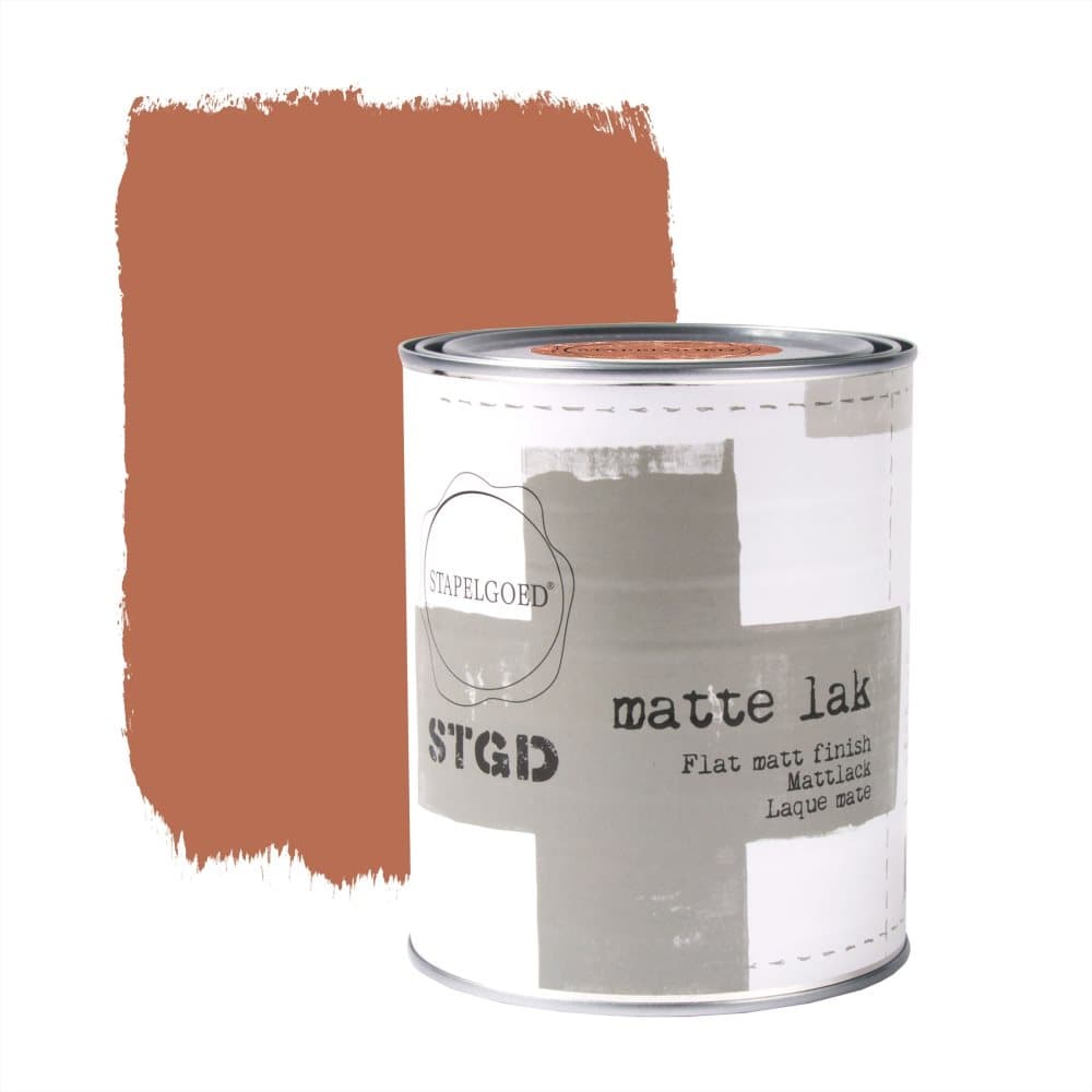 Staplegoed - Matt Lack - Pumpa - Rostbrun - 1L