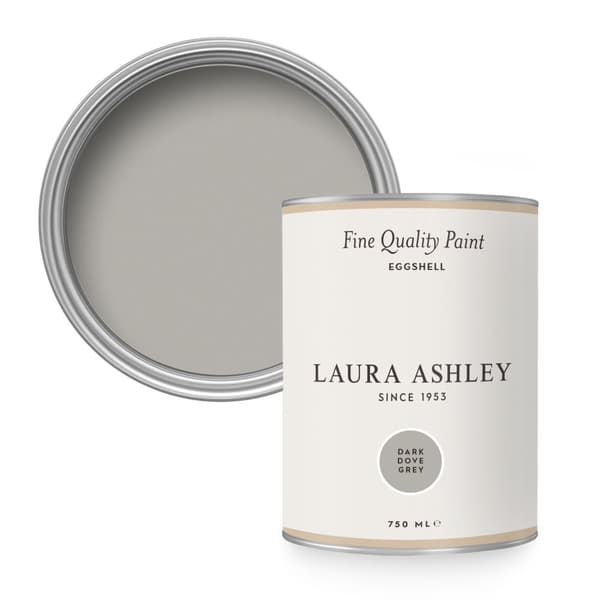 Laura Ashley - Silk Gloss Lacquer - Dark Dove Grey - Grå - 750ml