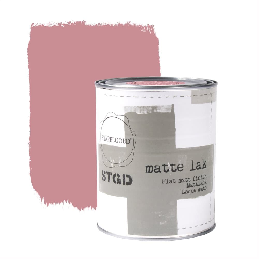 Stapelgoed - Väggfärg Matt - Magnolia - Rosa - 2,5 liter