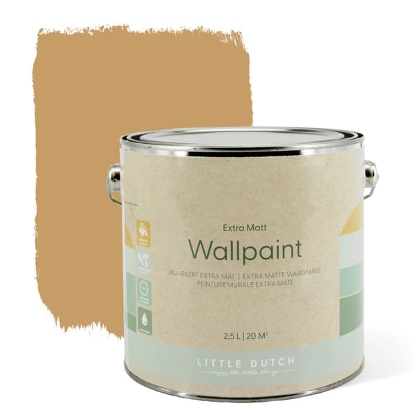 Little Dutch - Väggfärg Matt - Pure Ochre - 2,5 liter