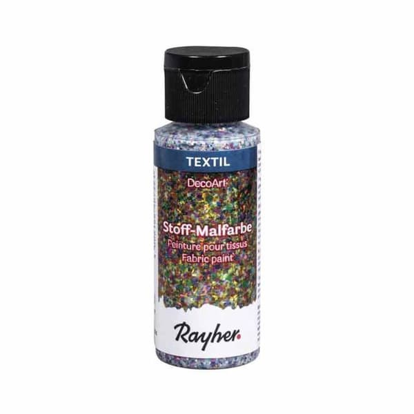 Extreme Glitter Tygfärg 59ml - Flerfärgad