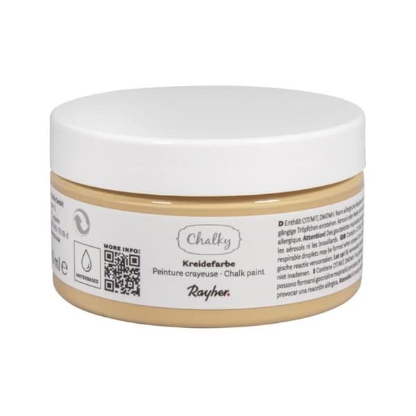 RAYHER Chalk Paint - Chalky Finish - Sand - 100 ml - Inredning
