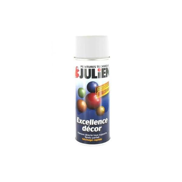 Julien satin snövit sprayfärg 400ml