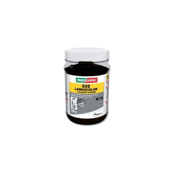 Pulverfärg 332 LANKOCOLOR PAREXLANKO - murbruk, cement, plåster - svart - 900 g