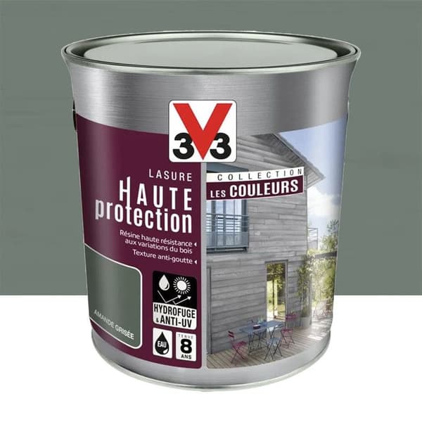 Högskyddsfläck Les Couleurs 2,5 L Grå mandel