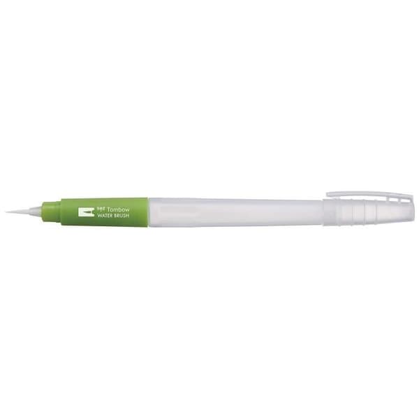 Tombow Wb-3P borstsats med vattenbehållare (tom), 3 delar, 1x fin, medium och platt borstspets - 4003198160040