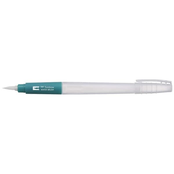 Tombow Wb-3P borstsats med vattenbehållare (tom), 3 delar, 1x fin, medium och platt borstspets - 4003198160040