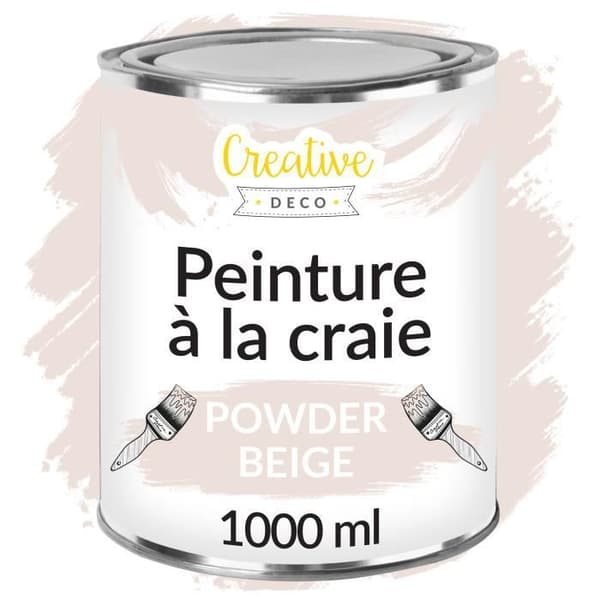 Kritfärg - CREATIVE DECO - Powder Beige - 1L - Matt - Tvättbar