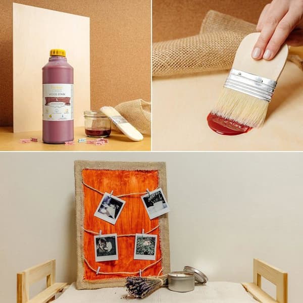 Creative Deco Mahogny Träbets 1L | Snabbtorkande träbets | Ytskydd | Vattenbaserad trälack | Giftfri