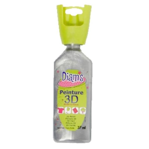 Pearly Silver 3D Paint Diam's