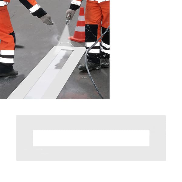 INF Silikoninen pysäköintipaikkasapluuna - Asfalttimerkintämalli