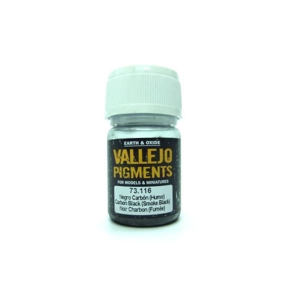 VAL73116 - Vallejo Pigmenter - Kol svart - Plastmodellering Färg