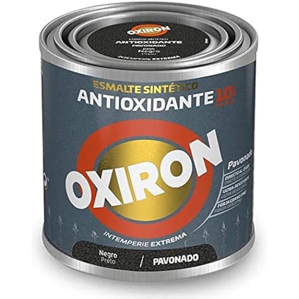Syntetisk metallisk emalj antioxidant oxiron black bluned 250ml titan 5809046