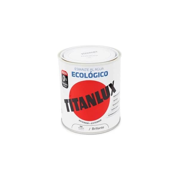 GENERIC - Ekologisk vattenbaserad lack Vitglans 750ml Titanlux 00t056634