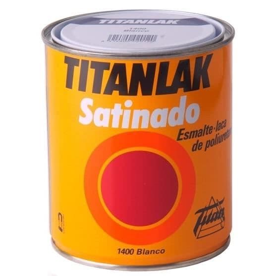 Blank polyuretan emaljlack Titanlak (375 ml - Vit)