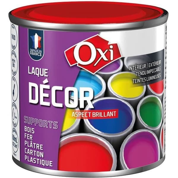 Lack dekor - 60 mL - röd vallmo