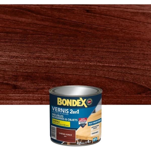 BONDEX - Träfinish - Mörk ek - Matt - 0,25L