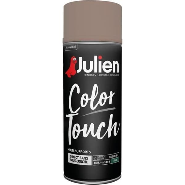 Färgspray - JULIEN - Color Touch - 400 mL - Satt taupe - Multi-supports