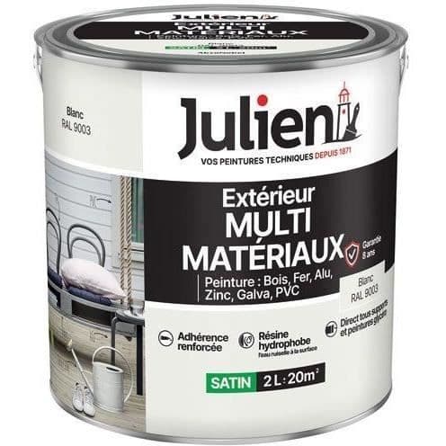 Måleri - JULIEN - Julien fler-material - Vit - 2l - Matt
