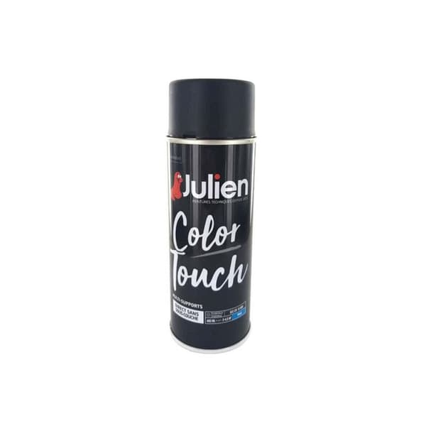Sprayfärg - Julien - Mattsvart - 400ml - Glyceroftalsyra - Enkelskikt