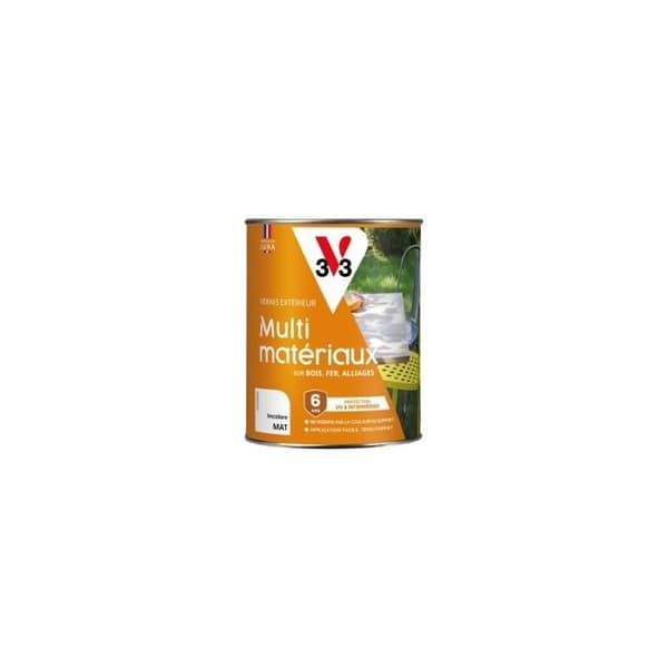 Vernis - V33 - Incolore Mat - 0,25L - Utomhus - Alkyd - Trädgård