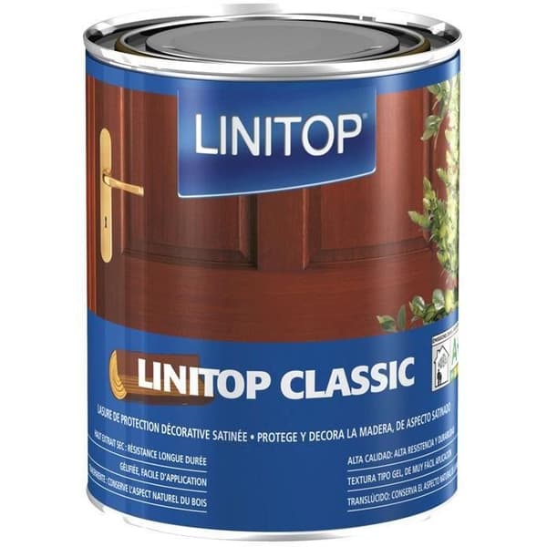 Satinlack teak - LINITOP - Classic - Inomhus/Utomhus - Satin - 2,5 L