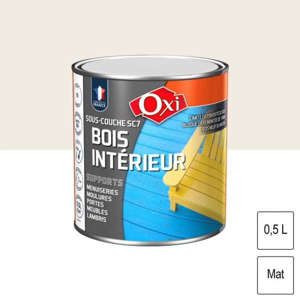 OXI grundfärg för inomhus trä - 500 ml