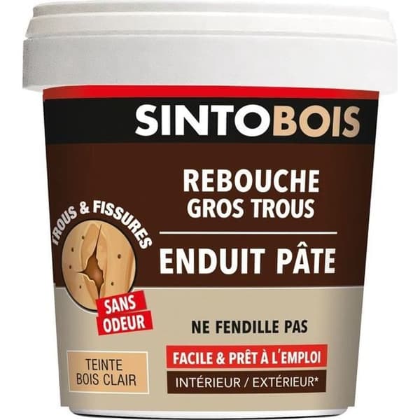 Fyllningspasta - SINTOBOIS - 1 kg - Lätt trä - Interiör - Matt finish