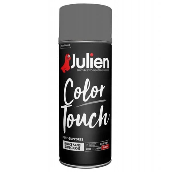 Sprayfärg - Julien - Blank svart - 400ml - Akryl - Flerlager