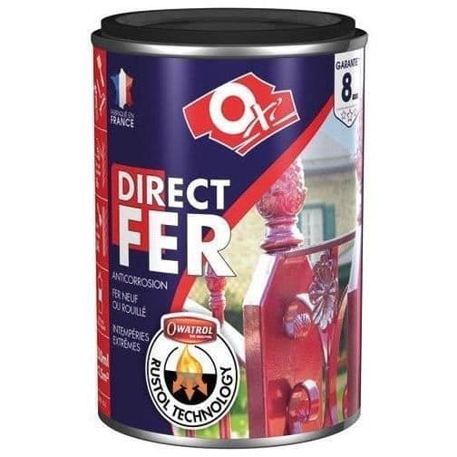 Direkt målning på järn - 250 mL - klar röd
