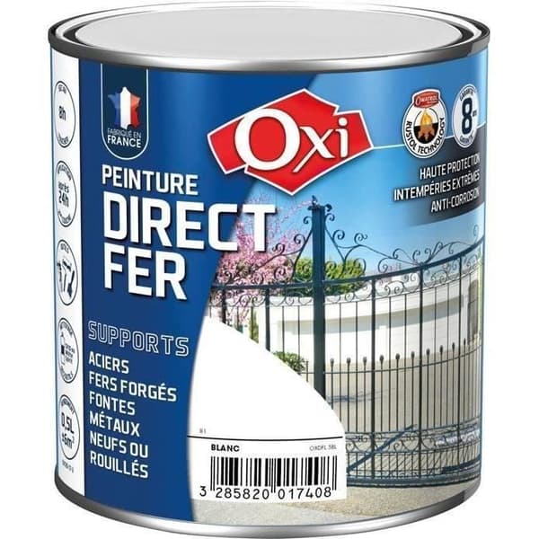 Direkt målning på järn - 250 mL - klar röd