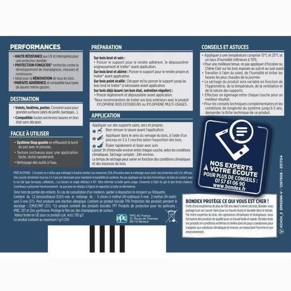 BONDEX 2 in 1 Satin High Protection Stain 5 år - Teak