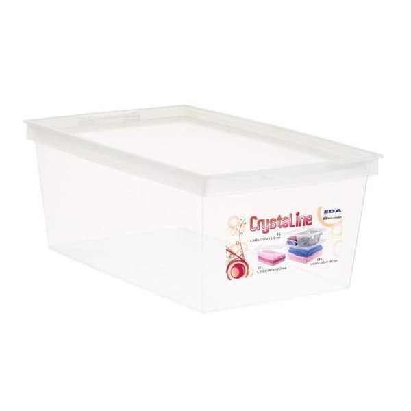 Crystalinbox - KALITT DÉCO - 18L - Naturlig - Genomskinlig - Väderbeständig