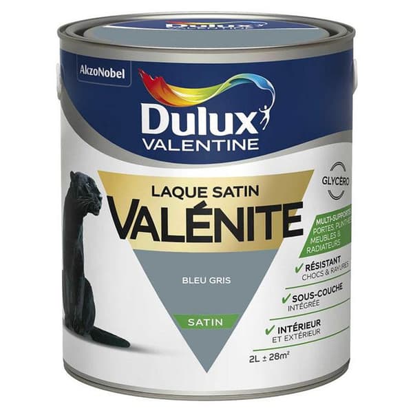 Valenite satinlack 2 L - vit