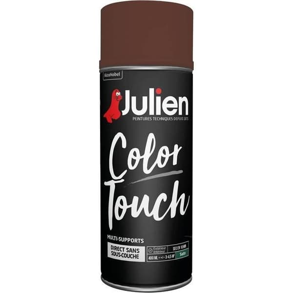 Sprayfärg - JULIEN - Color Touch - 400 mL - Kastanjebrun - Satiné