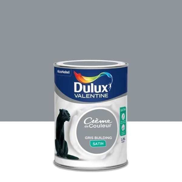 Måleri - DULUX VALENTINE - Grå byggfärg – Satt - Enkelskikt
