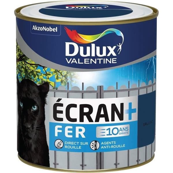 Målning - DULUX VALENTINE - Skärm+ - Marin - Glycerofthalisk - Blanka - 500 mL