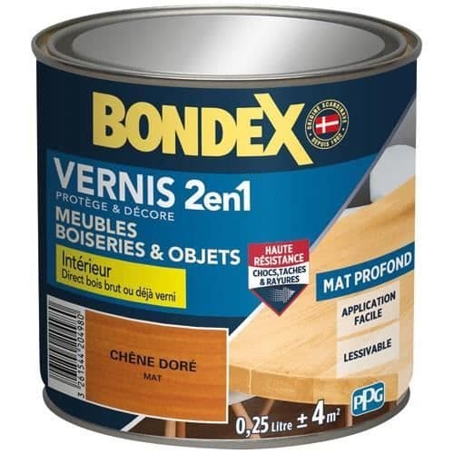 BONDEX Lack ek guldengaller 250ml