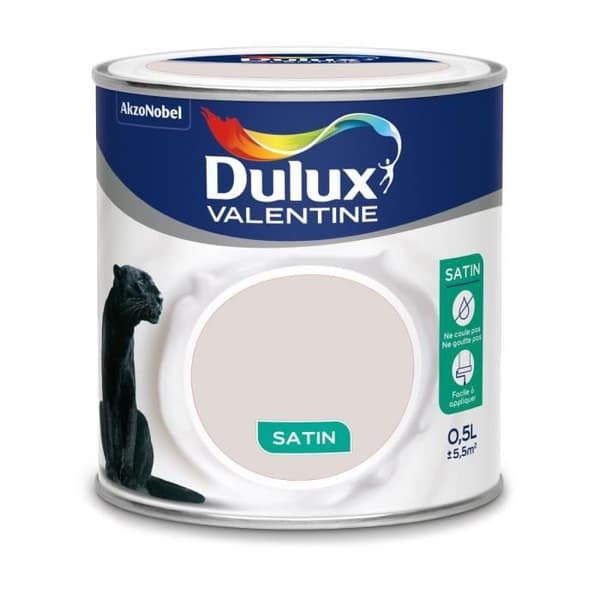 Målning - DULUX VALENTINE - Crème De Couleur Lin Brut - Satinfinish - Inomhus