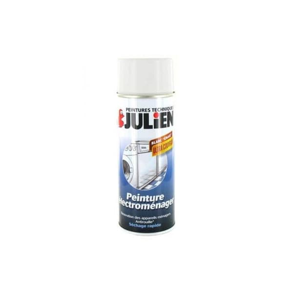 Sprayfärg - Julien - Kylskåpsvit - 400ml - Glycerylftalisk - Blank