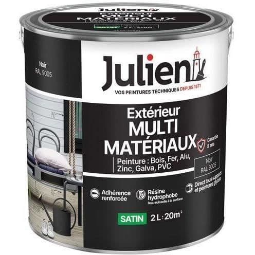 Målning - JULIEN - Flera material - Svart - 2l - Akryl - Utomhus
