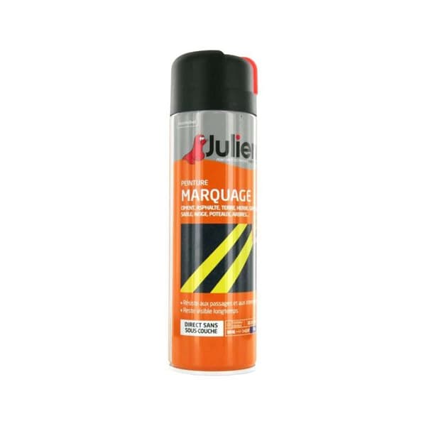Sprayfärg - Julien - Fluorescerande orange markering - 500ml - Exteriör - Matt