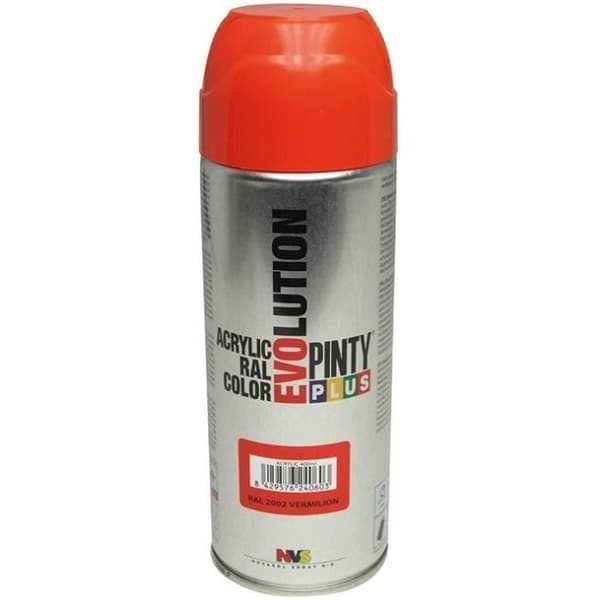 PINTY - Sprayfärg 400ml vermiljonröd RAL 2002 glans.