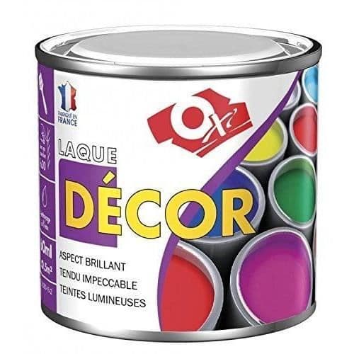 Lack dekor - OXI - 60 mL - Svart - Glansig - Multi-underlag
