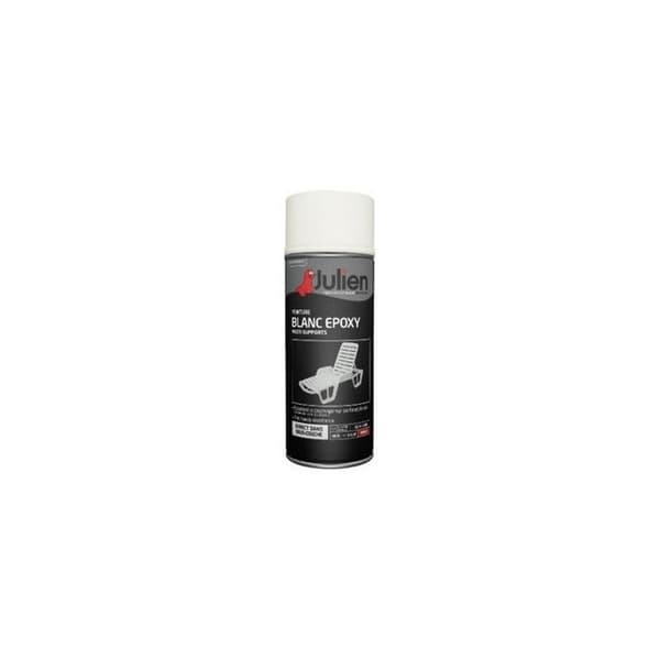 Sprayfärg - JULIEN - Enskikts vit epoxispray nr 73 - Blank - Interiör - 0,4 l - 4 m²