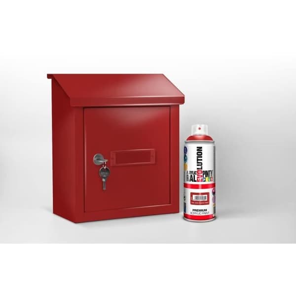 Sprayfärg - glans - röd RAL3020 - 400 mL