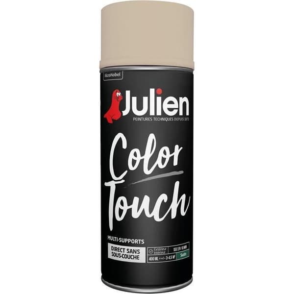 Färgspray - JULIEN - Color Touch - 400 mL - Ivoirsatin - Multi-underlag