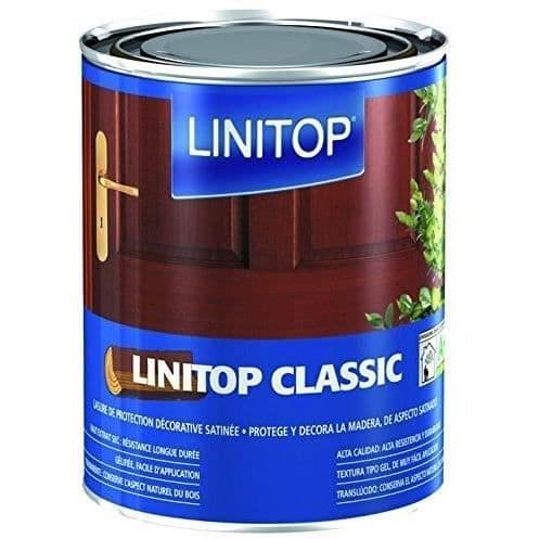 Laseur satinerad ofärgad - LINITOP - Classic - 1 L - Träskydd - Satinfinish